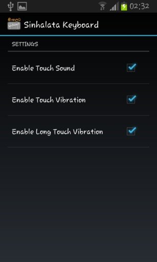 Sinhalata Keyboard (Trial)截图2