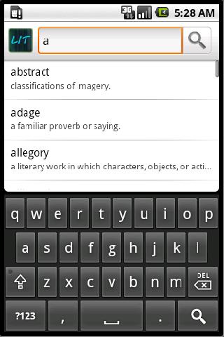 AP Literature Dictionary截图1