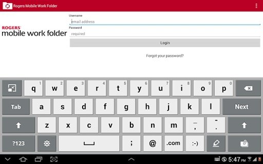 Rogers Mobile Work Folder截图1