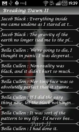 Twiligh Breaking Dawn II Quote截图4