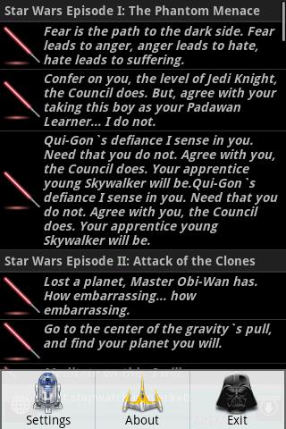 Star Wars quotes截图1