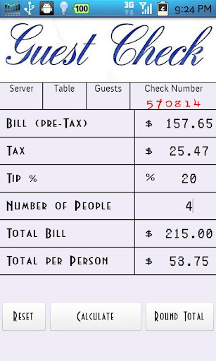 Tip Calculator by SSS截图2