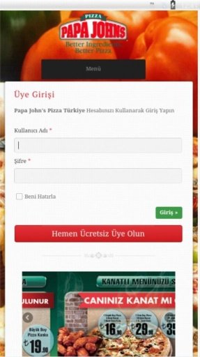 Papa John's Turkiye截图1