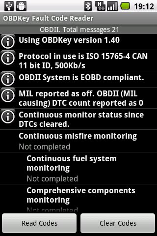 OBDKey Fault Code Reader截图3