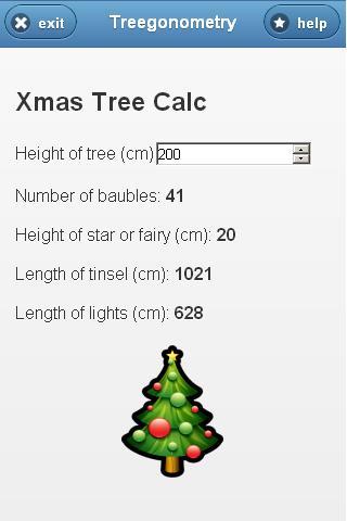 Treegonometry Xmas Tree Calc截图1