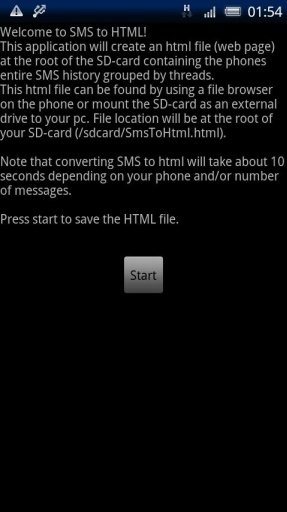 SMS to HTML截图2