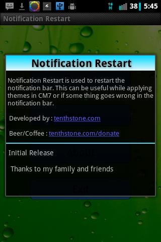 Notification Restart截图6