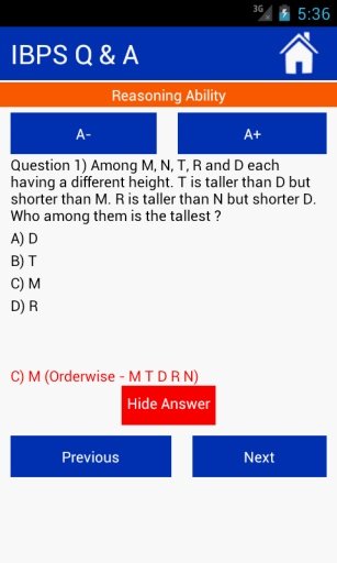 IBPS Questions &amp; Answers截图4