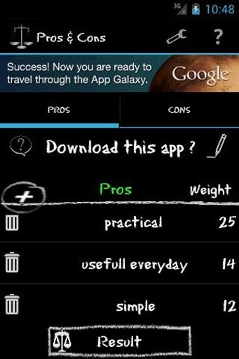 Pros &amp; Cons - Decision maker截图10