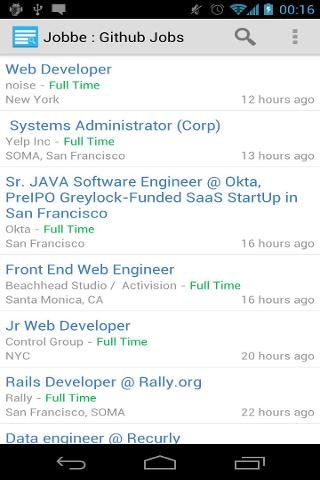 Jobbe : Github Jobs Finder截图3