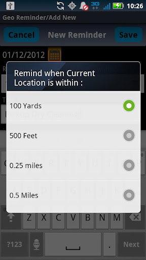 Geo Reminders截图2