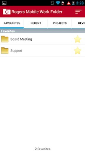 Rogers Mobile Work Folder截图6