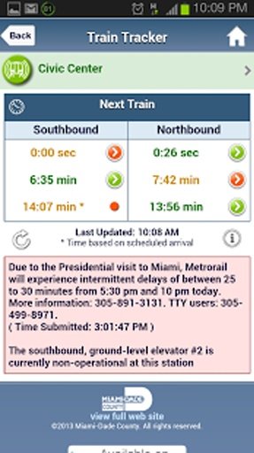 Miami-Dade Transit Tracker截图2