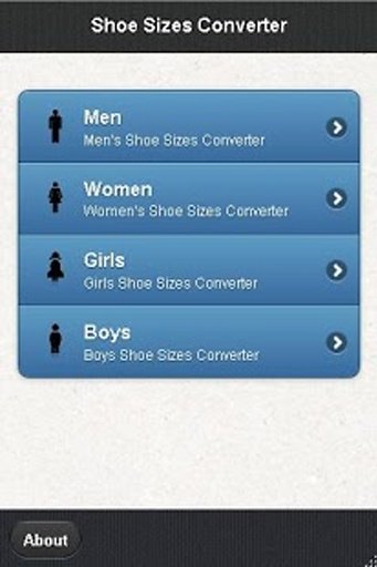 Shoe Sizes Converter截图3