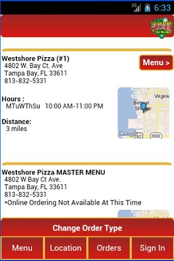 Westshore Pizza截图1