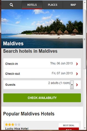 Hotels Maldives截图1