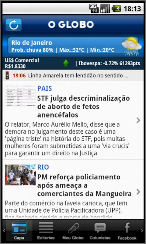 Noticias - Jornal O Globo截图2