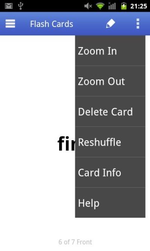 Android Flash Cards截图1