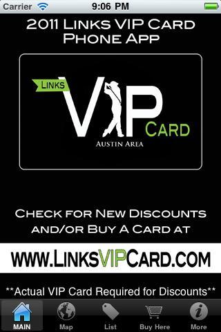 Links VIP Card - Austin Area截图4