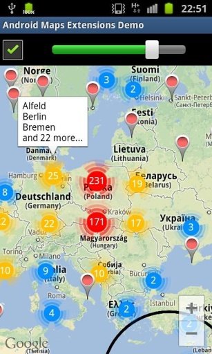 Android Maps Extensions Demo截图1