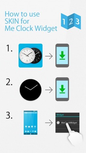 Modern clock widget B-Me Clock截图4