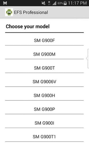 EFS (IMEI) Manager- S5截图4