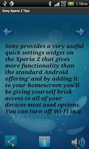 Sony Xperia Z Tips截图1