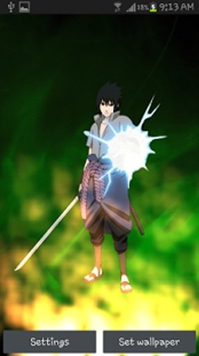 Sasuke Fire: Animated LWP截图2