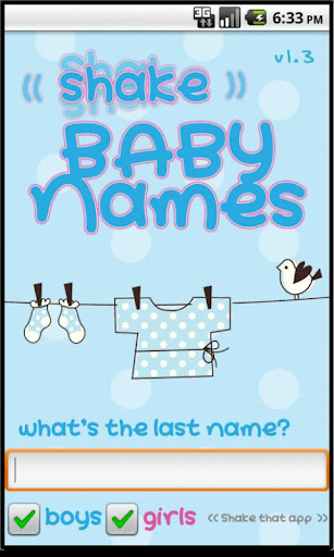 Shake Baby Names FREE截图2