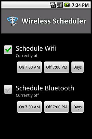 Wireless Scheduler Lite截图1