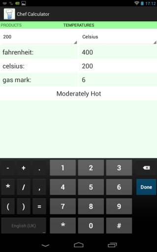 Kitchen Cooking Calculator截图10