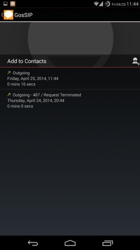 GosSIP Mobile VoIP Dialer截图10