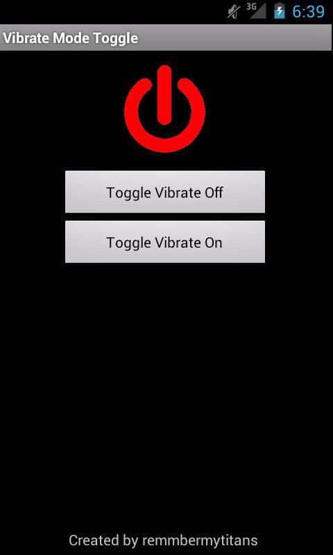 Vibrate Mode Toggle!截图2