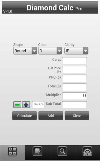 Diamond Calc Pro (Trial)截图3