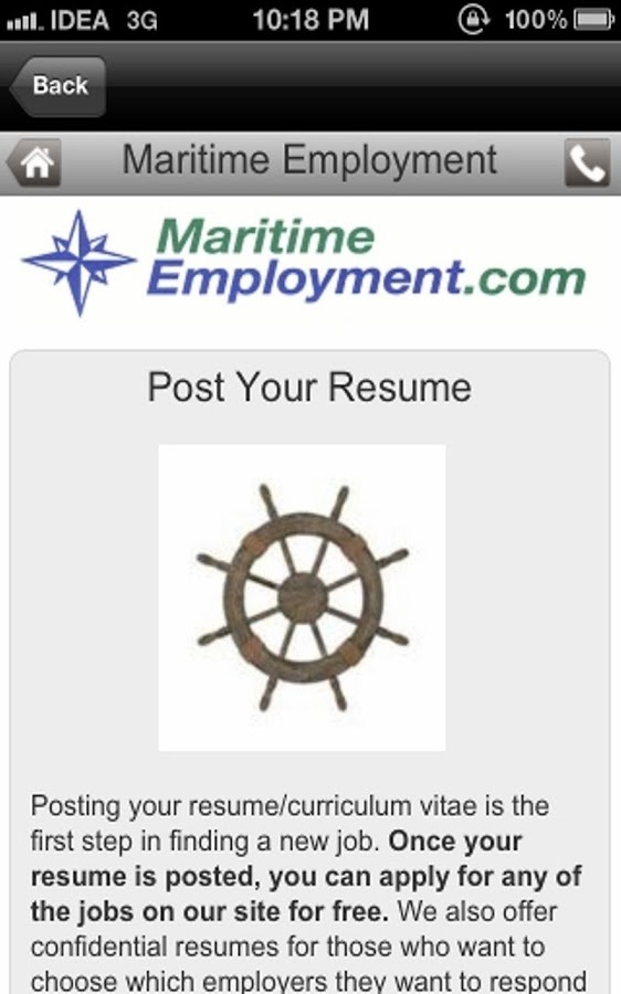 Maritime Job Search截图1