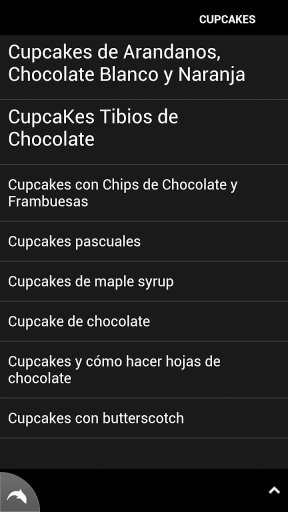 Recetas de Cupcakes截图2