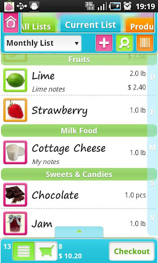 ShopBerry Grocery List截图5