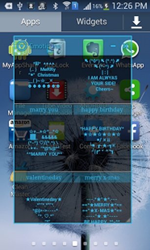 Floating Emoticons Widget Demo截图3