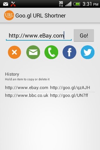 Goo.gl URL Shortener +截图1