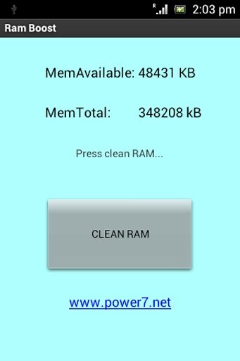 Ram Internet Booster - Cleaner截图2