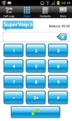 SuperVoip - 便宜电话截图1