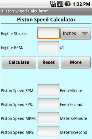 Piston Speed Calculator截图1