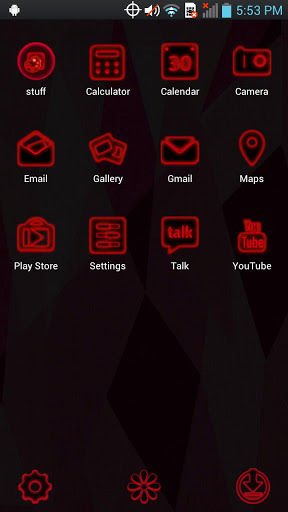 Next Launcher - Red Theme截图5