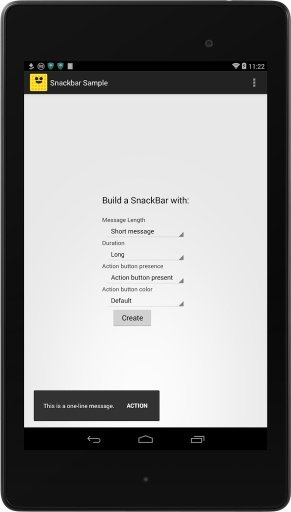 Snackbar Sample截图6