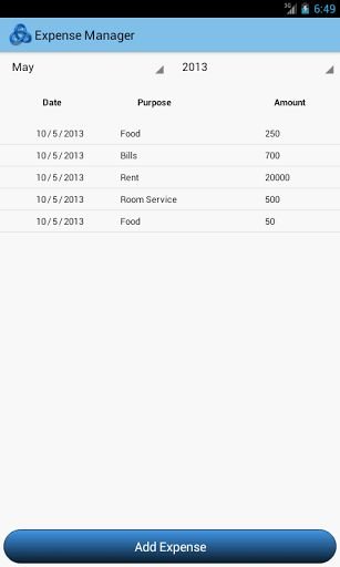 Room Expense Manager (REM)截图6