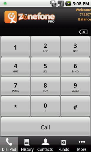 zonefonePro - VoIP Dialer截图1