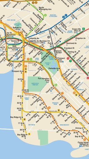 纽约地铁路线图截图1