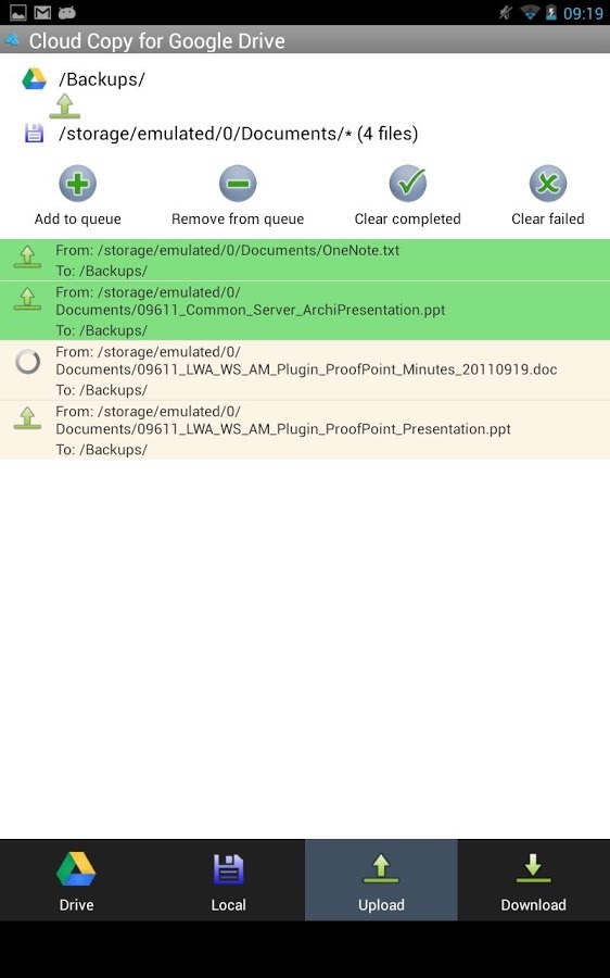 Cloud Copy 4 Google Driv...截图3