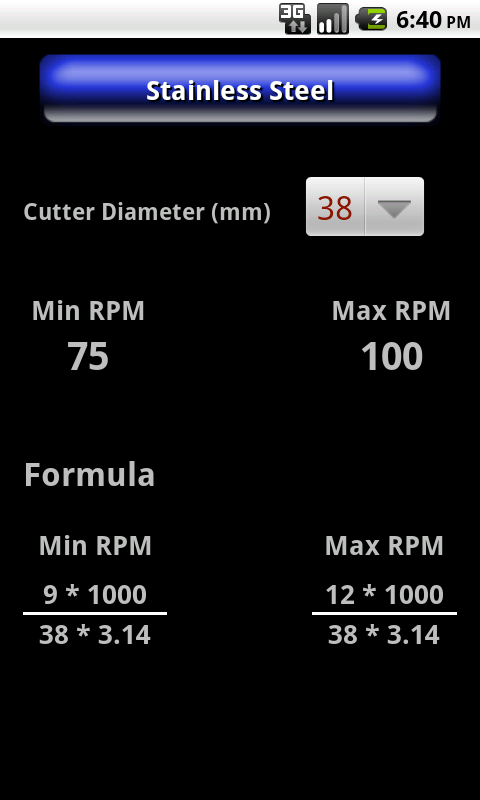 RPM Calculator截图4