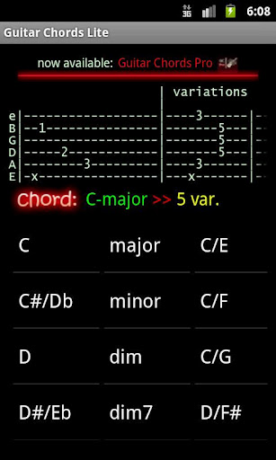 Guitar Chords Lite截图4